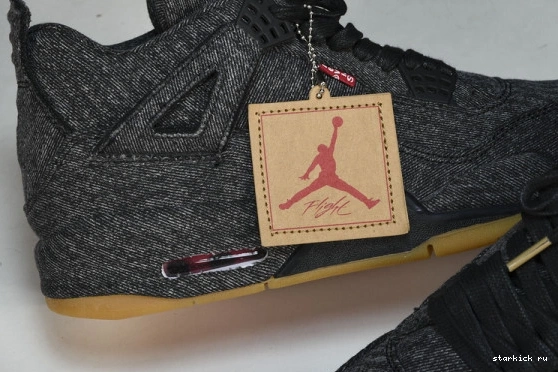 Jordan AO2571-001 4 Retro AO2571-001 Levis  - Denim Levis Air Black NRG 0804